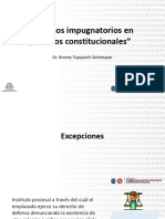 Medios Impugnatorios en Los Procesos Constitucionales 1