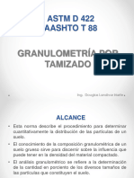 ASTM D 422 Granulometría Por Tamizado