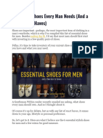 6 Types of Shoes Every Man Needs