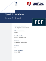 Ejercicio en Clase - Semana - 7 - Jose Alejandro Caceres - 997384