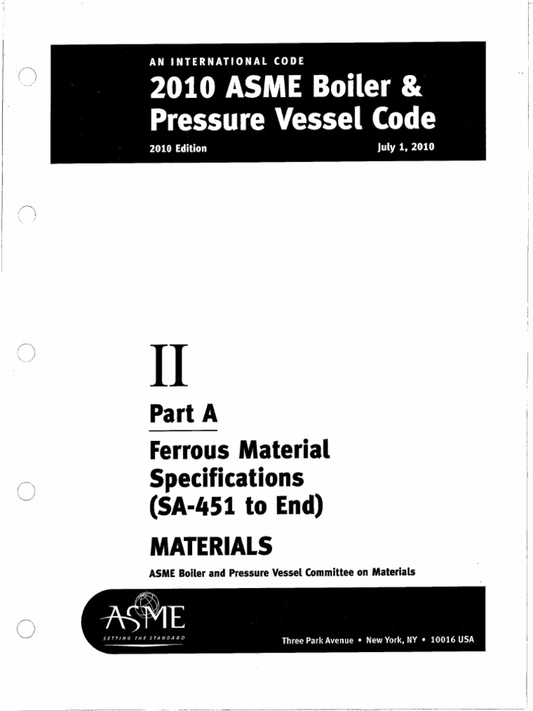 Asme Ii-A2 | PDF