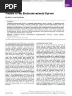 Review of The Endocannabinoid System