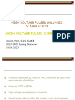 High Voltage Pulsed Current