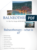 7) Balneotherapy