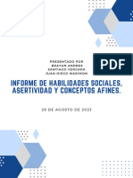 Informe de Habilidades Sociales.