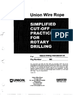 Union Wire Rope (Simplified Cut-Off Practice For Rotary Drilling)