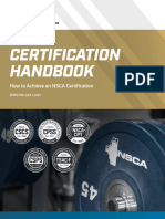 Nsca Certification Handbook