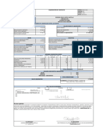 Formato Liquidación Contrato en Excel