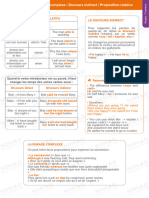 Discours Indirect - Phrase Complexe - Proposition Relative