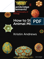 (Elements in The Philosophy of Biology) How To Study Animal Minds - How To Study Animal Minds-Cambridge University Press (2020)