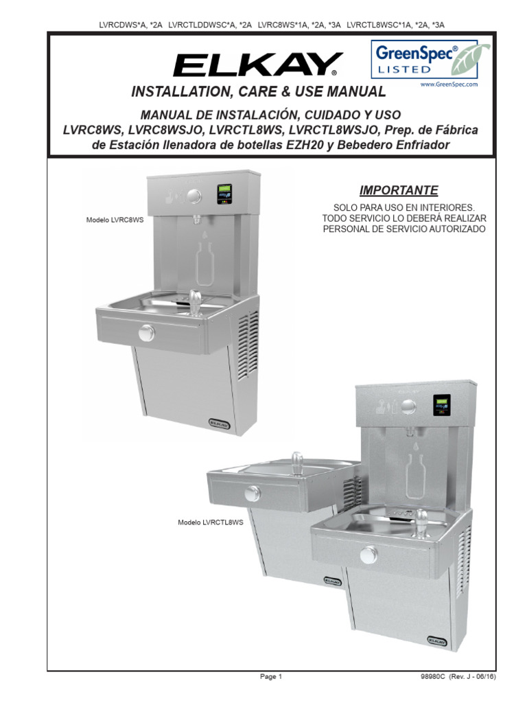 Spanish Manual lvrc8 LVRCT PDF Monitor de computadora Tornillo