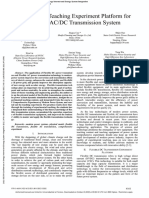 Research of Teaching Experiment Platform For Flexible AC DC Transmission System