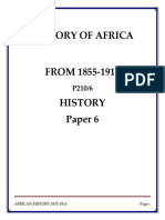 History of Africa From 1855-1914 Simplified