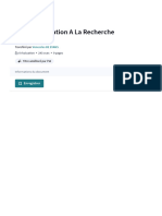 Resumé Initiation A La Recherche - PDF - Science - Méthode Scientifique