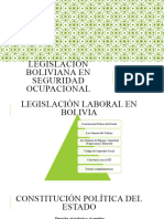 Legislación Boliviana en Seguridad Ocupacional