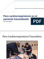 Paro Cardiaco en Paciente de Trauma