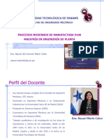 Procesos Modernos de Manufactura I Semestre 2022 Introduccion