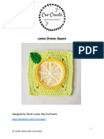 Lemon Granny Square