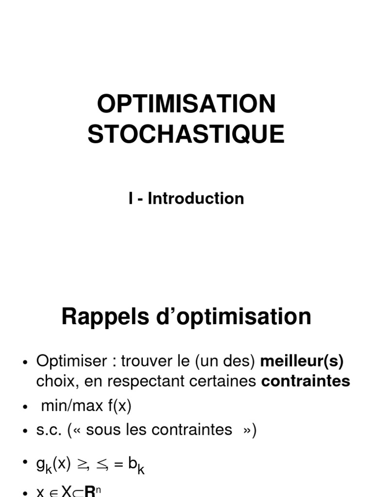 Os 1 | PDF | Optimisation mathématique | Mathématiques appliqués