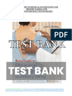 Test Bank For Bates' Guide To Physical Examination and History Taking 13th Edition by Lynn S. Bickley