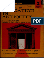 A History of Education in Antiquity - H. I. Marrou - 1956 - New American Library - Anna's Archive