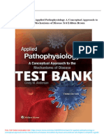 Test Bank For Applied Pathophysiology A Conceptual Approach To TheMechanisms of Disease 3rd Edition Braun
