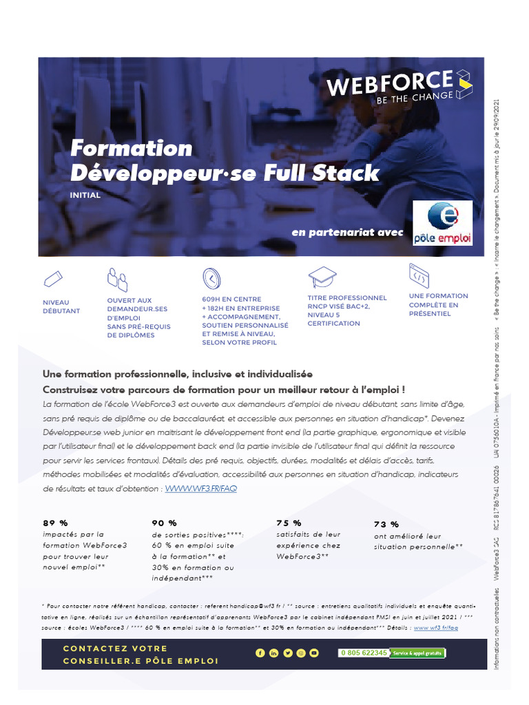 Formation Développeur Web à Beauvais | PDF | Internet | Internet et Web