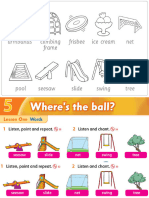 Family and Friends 1 Unit 05 All PLAYGROUND (Where's The Ball) Cut Sort