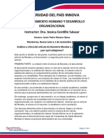 Valores Organizacionales y Satisfacción Laboral en El Sector Universitario 2