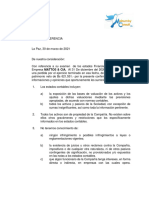 3 - Carta de Gerencia