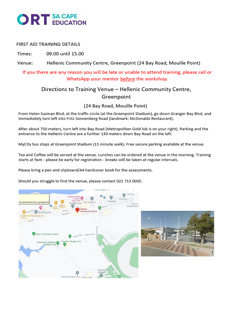 First Aid Directions PDF