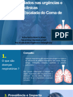 Linha de Cuidados Nas Urgências e Emergências Clinicas Respiratóriasescalada Do Coma de Glasgow.