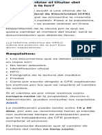 CFE ¿Cómo Cambio El Nombre Del Titular de Mi Recibo de Luz - El Financiero