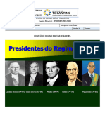 3 Série 2023 - Hist - Cem Tiradentes - Efren - 03. Regime Militar 1964-1985.