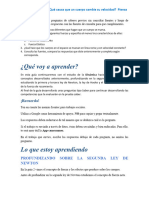 ¿Qué Voy A Aprender?: SABERES PREVIOS: ¿Qué Causa Que Un Cuerpo Cambie Su Velocidad? Piensa y Responde