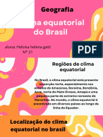 Clima Equatorial Do Brasil: Geografia