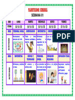 Planificador Semanal V Exp 1 Sem. 1