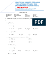 Soal PTS I BA-7