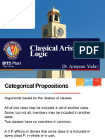 Categorical Propositions Ditribution Square of Opposition