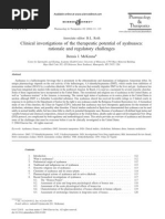 Download Clinical Investigations of the Therapeutic Potential of Ayahuasca Rationale and Regulatory Challenges 2004 Pharmacology  Therapeutics by oolon SN6862866 doc pdf