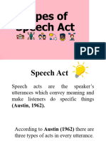 Types of Speech Act Listening