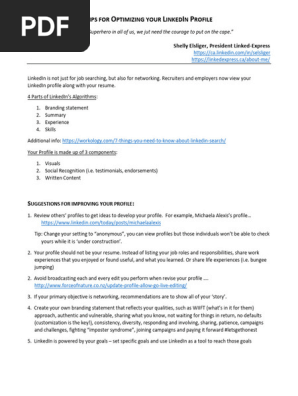 Tips for Optimizing Your LinkedIn Profile_12.2017