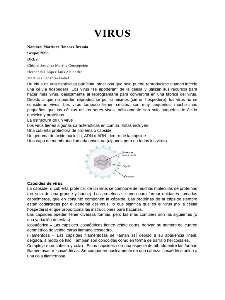 Virus PDF Virus Biotecnología