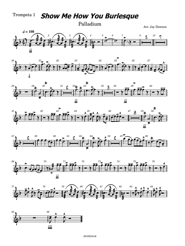 Burlesque Trompeta 1 | PDF