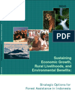 Sustaining Economic Growth, Rural Livelihoods, and Environmental Benefits (Strategic Options For Forest Assistance in Indonesia)