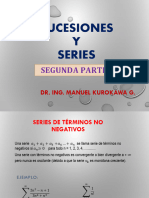 Sucesiones Y Series: Dr. Ing. Manuel Kurokawa G