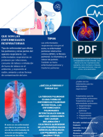 Folleto Clínica de Salud Moderno Azul