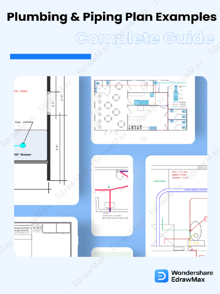 Plumbing Plan Examples | PDF | Plumbing | Hygiene