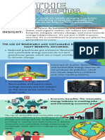 Earth Changes Fast or Slow Events Science Infographic in Blue Green Illustrative Style