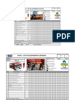 Check List de Talha Manual e Catraca